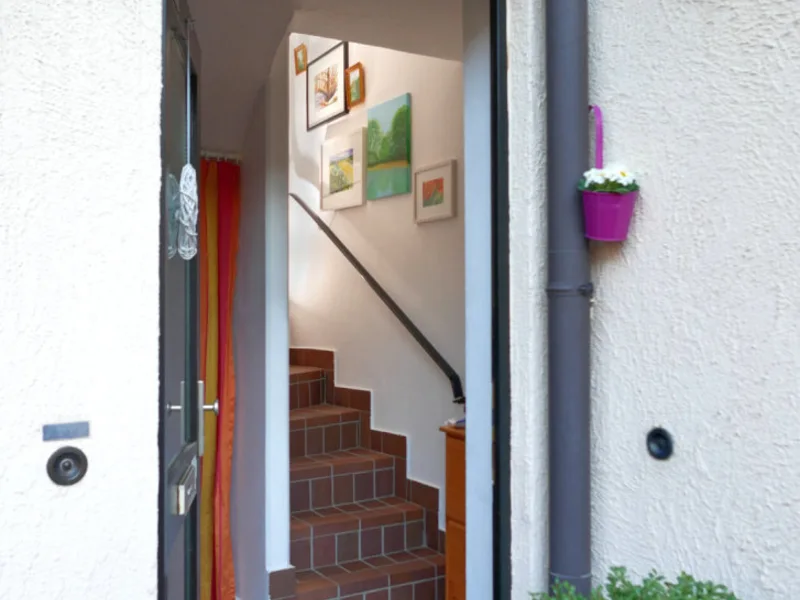 Entrada privada del piso en Friedrichsdorf