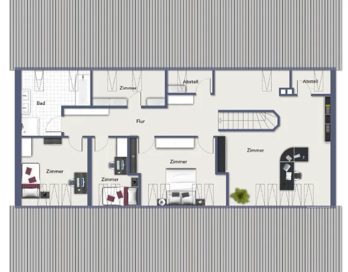 Elegante vivienda dúplex con equipamiento exclusivo